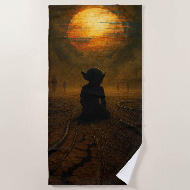 Serviette De Plage Ils sont venus pendant que le Soleil fonçait (Devant)