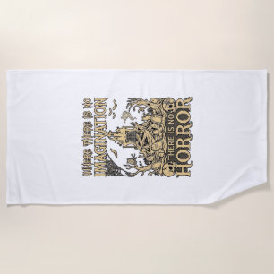 Serviette De Plage Imagination Horreur Halloween Maison Hantée Cimeti