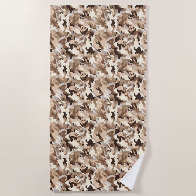 Serviette de plage—Impression Camo (Devant)