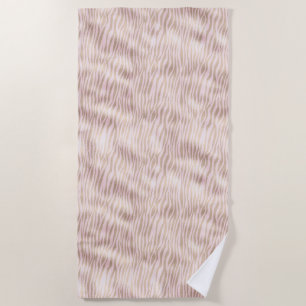 Serviette De Plage Impression Zebra Gold