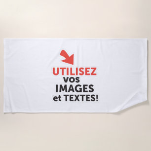 Serviette De Plage Imprimer vos conceptions en ligne en français
