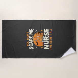 Serviette De Plage Infirmière d'Halloween Fais-moi peur