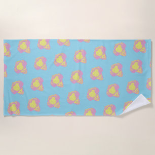 Serviette De Plage informatique Motif principal Pennywise Pastel
