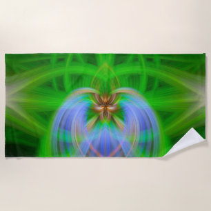 Serviette De Plage Intricité verte