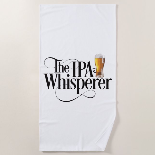 Serviette de plage IPA Whisperer (Devant)