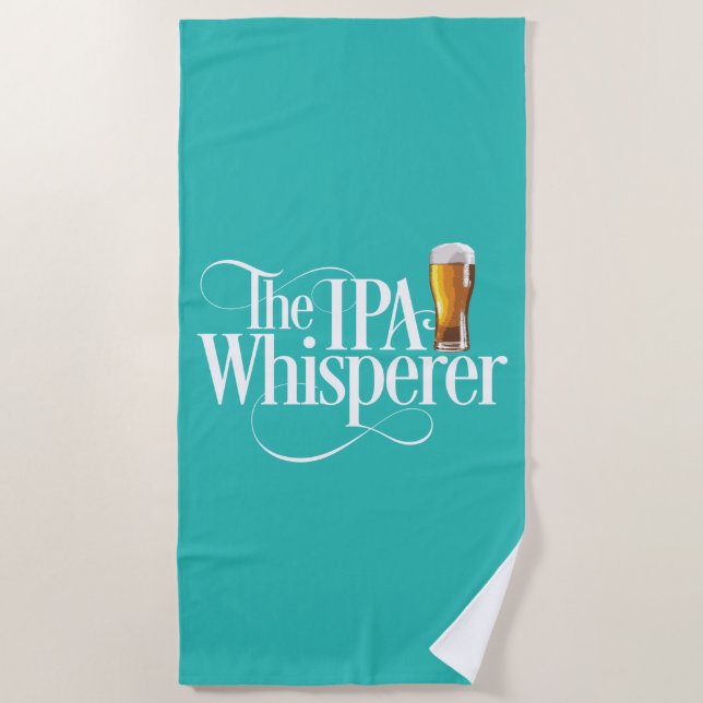 Serviette de plage IPA Whisperer (Devant)