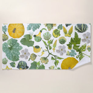 Serviette De Plage Jardin de courges