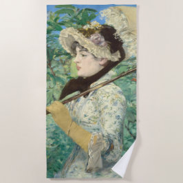 Serviette De Plage Jeanne (Printemps) Edouard Manet