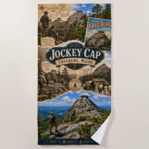 Serviette de plage Jockey Cap Fryeburg Maine Voyag