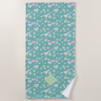 Joli Motif d'oies de pays Vintage