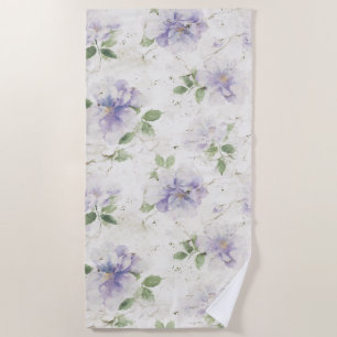 Serviette De Plage Jolies fleurs de lavande violette