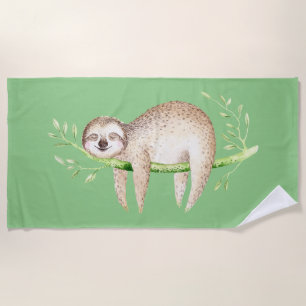 Serviette De Plage Journée Paresseuse