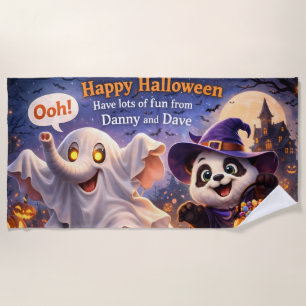 Serviette De Plage Joyeux Halloween/Danny et Dave/maison/cuisine nurs