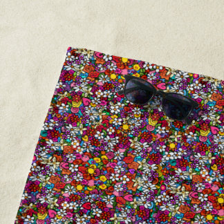 Serviette De Plage Joyful Garden Groovy