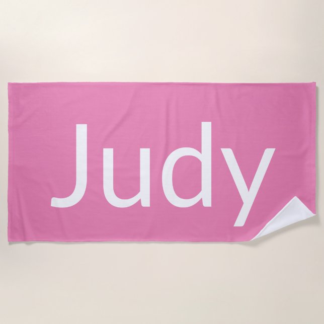 Serviette De Plage Judy (Devant)