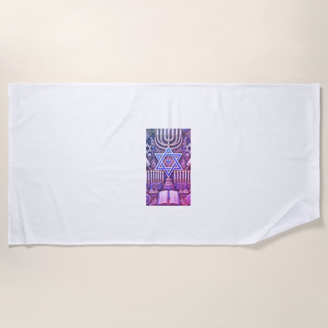 Serviette de plage juive (Devant)