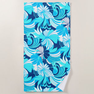Serviette De Plage Jungle d'Hibiscus Florale tropicale hawaïenne - Tu