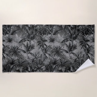 Serviette De Plage Jungle noir