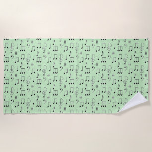 Serviette De Plage Juste noté vert