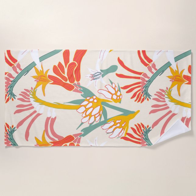 Serviette De Plage Kangaroo Paw (Devant)