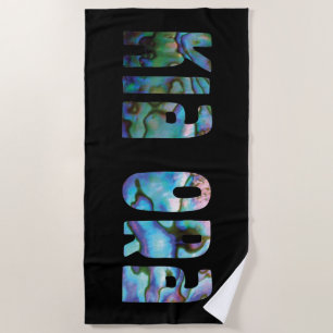 SERVIETTE DE PLAGE KIA ORA KIWI SOUHAITE