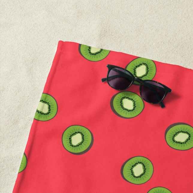 Serviette De Plage Kiwi (En situation)