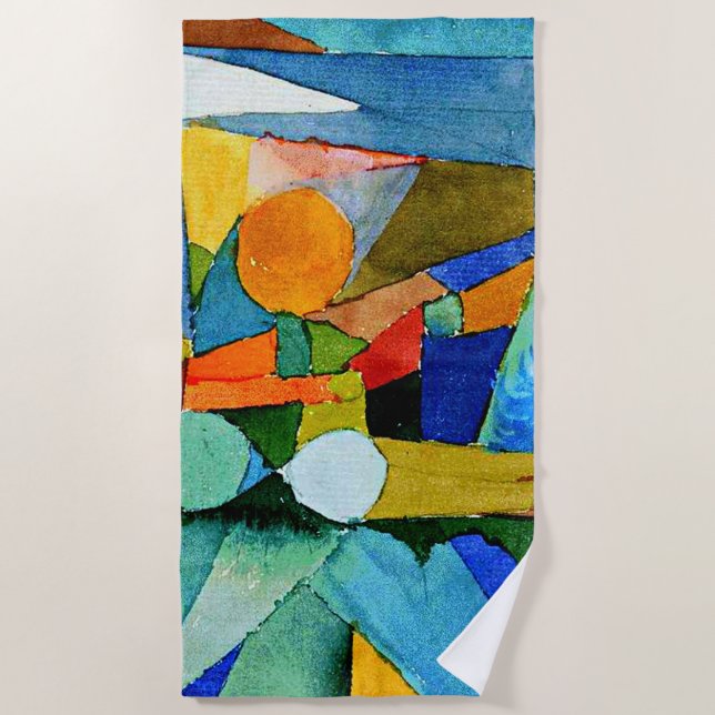 Serviette De Plage Klee - Couleurs (Devant)