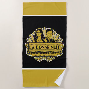 Serviette De Plage La Bonne Nuit - Rendez-Vous À La Speakeasy