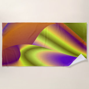 Serviette De Plage La magie de l'été, 3D Art Abstrait