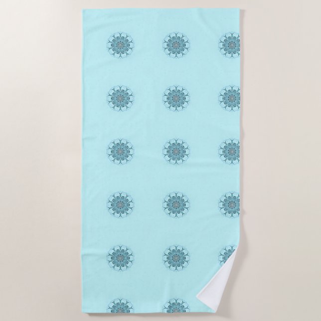 Serviette De Plage La mer abstraite (Devant)