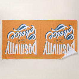 Serviette De Plage La positivité est un choix