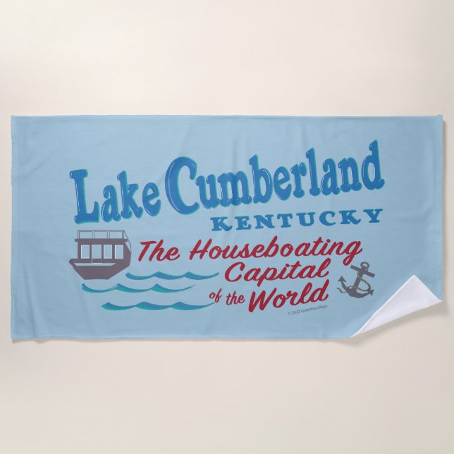 Serviette De Plage Lac Cumberland Beach Towel (Devant)