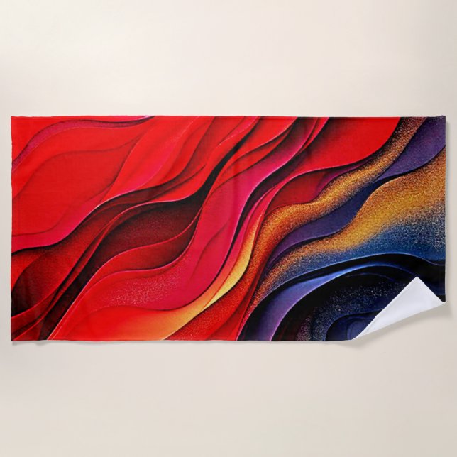 Serviette De Plage Lancer l'oreiller (Devant)
