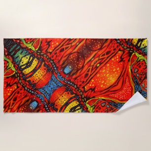 Serviette De Plage L'art populaire portugais jette une couverture