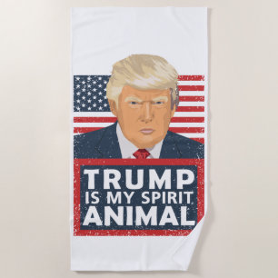 Serviette De Plage L'atout est mon animal d'esprit drôle