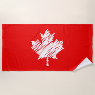 Serviette De Plage Le Canada Établit 1867 150 Ans Style Design
