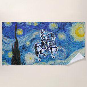 Serviette De Plage Le chevalier étoilé
