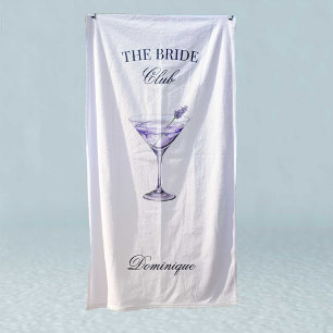 Serviette De Plage Le Cocktail Bride Social Club Lavender