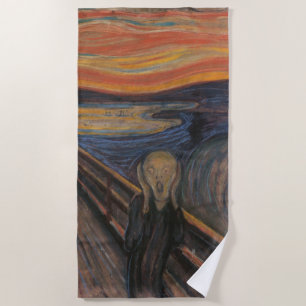 Serviette De Plage Le cri de Munch