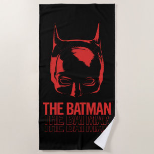 Serviette De Plage Le logo de la capuche de Batman