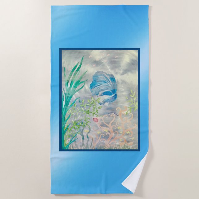 Serviette De Plage Le poisson (Devant)