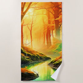 Serviette De Plage Le Whisper d'or d'automne
