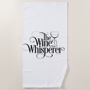 Serviette De Plage Le Whisperer du vin