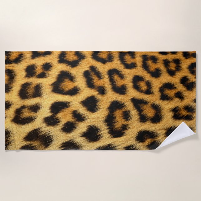 Serviette De Plage Leopard (Devant)