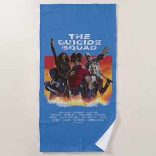 Serviette De Plage L'équipe du suicide   Poster de cinéma de style ré