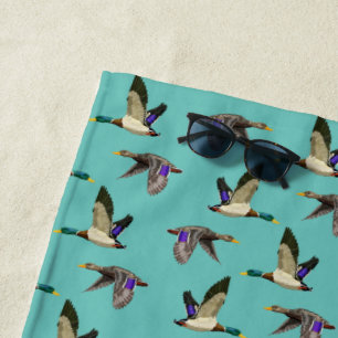 Serviette De Plage Les amateurs de canard de Mallard
