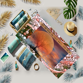 Serviette De Plage Les Arbres Sont Des Poèmes Que La Terre Écrit Sur