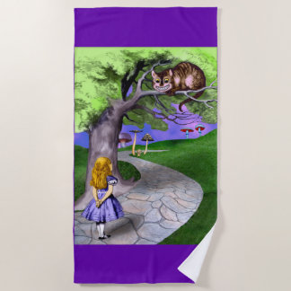Serviette De Plage Les Aventures d'Alice au pays des merveilles