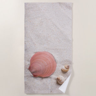 Serviette De Plage Les Coques De La Plage De Sable