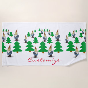 Serviette De Plage Les fêtes d'hiver Les arbres de Noël Thunder_Cove
